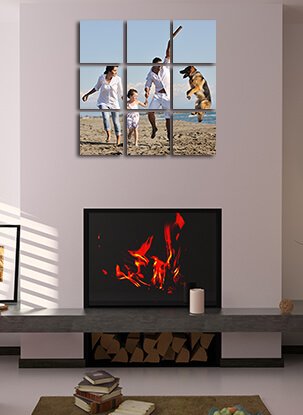 Split canvas prints - Wall 8